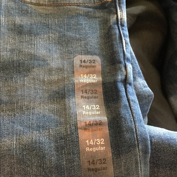 GAP blue camo jeans - Picture 8 of 10